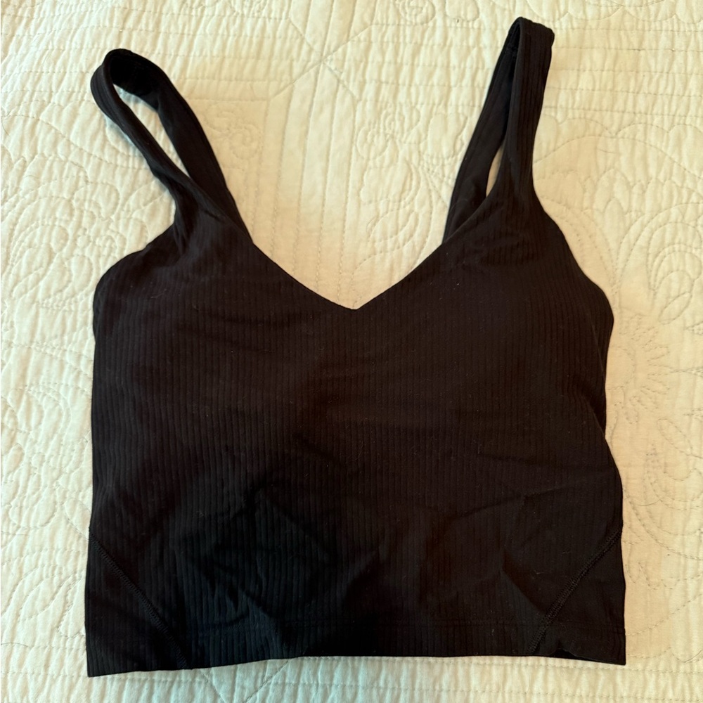 Lululemon Black Ribbed Align Tank